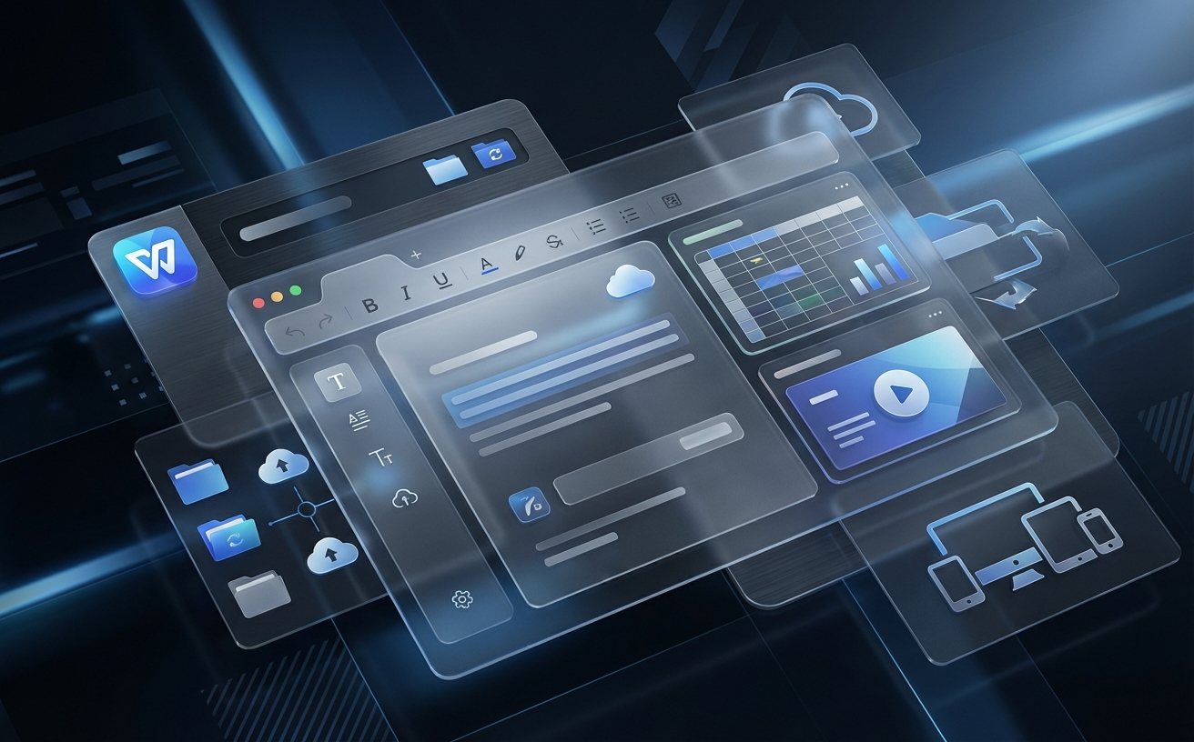 WPS 移动端安装与权限确认示意